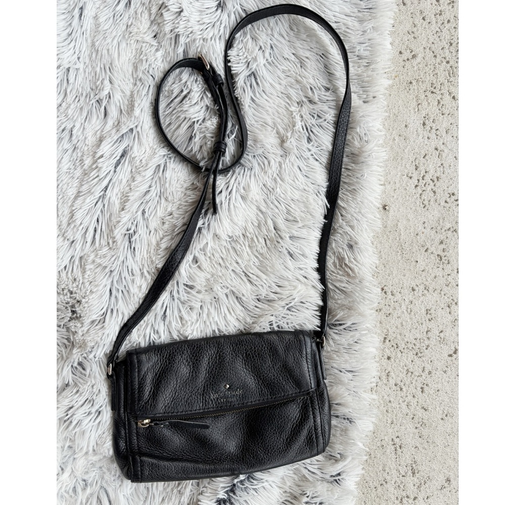 Kate Spade Cobble Hill Pebbled Leather Black‎ Crossbody